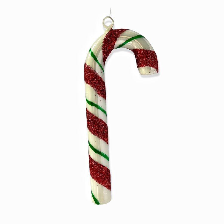 Kerstbal Candy Cane Rood Groen