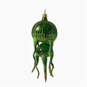 Christmas Ornament Medusa Jellyfish Green