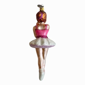 Kerstbal Ballerina Roze