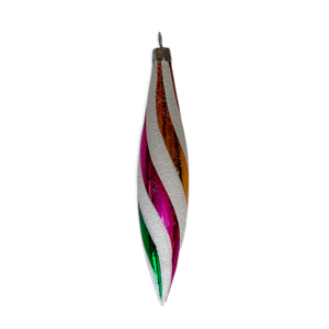 Christmas Ornament Icicle Swirl