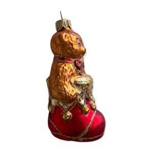 Christmas Ornament Teddy Bear in a Shoe