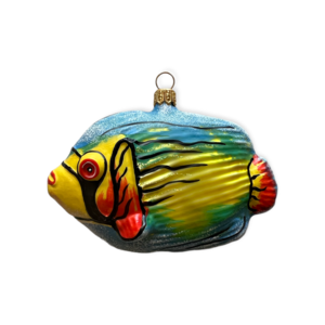 Christmas Ornament Fish Yellow