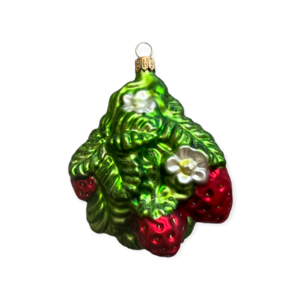 Christmas Decoration Strawberries with Leaf