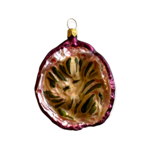 Christmas Ornament Passion Fruit Half