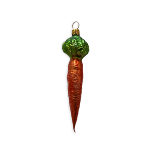 Christmas Decoration Carrot with Foliage