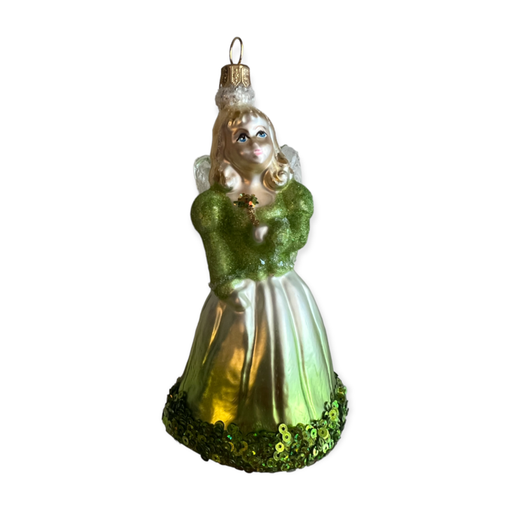 Christmas Ornament Green Angel