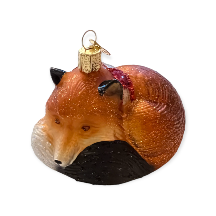 Christmas Decoration Cozy Fox