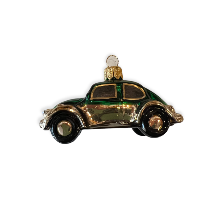 Christmas Ornament VW Beetle Green