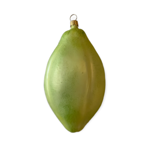 Christmas Ornament Papaya Half