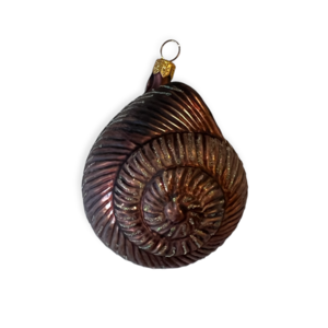 Christmas Ornament Brown Shell