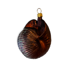 Christmas Ornament Brown Shell