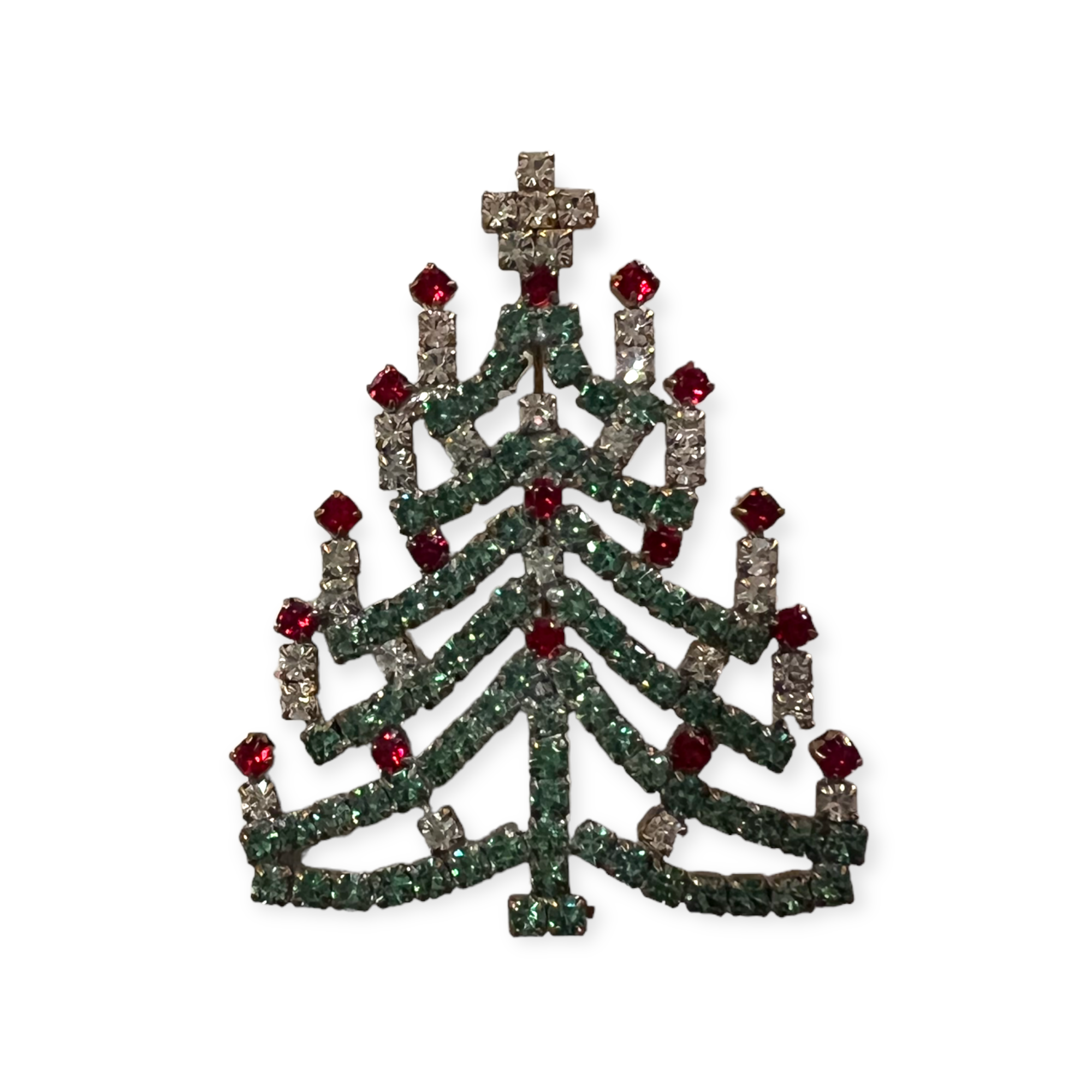 operatie Doordeweekse dagen essay Kerstbroche in de vorm van een Kerstboom - The Vintage Christmas Company