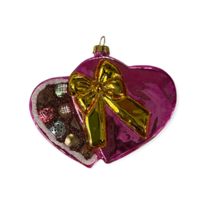 Christmas Decoration Box of Chocolates Pink