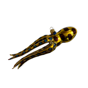 Christmas Ornament Yellow Squid