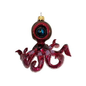 Christmas Ornament Octopus Red