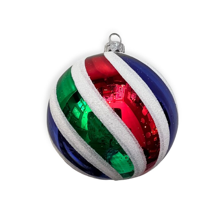 Christmas Ornament Swirl Large