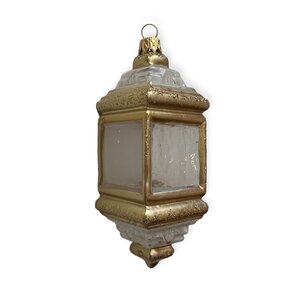 Christmas Ornament Gold Little Lantern