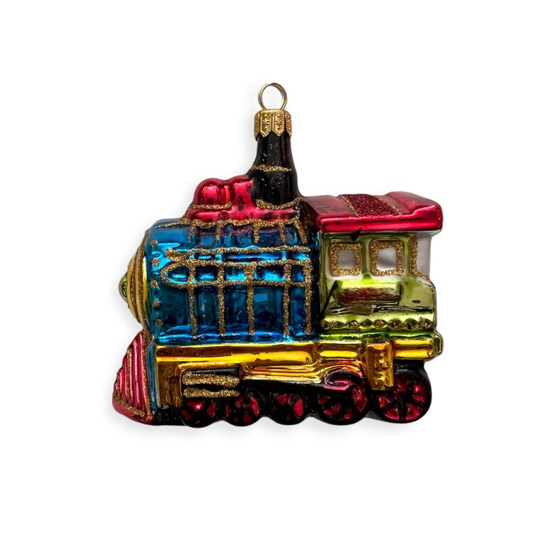 Kerstbal Locomotiefje