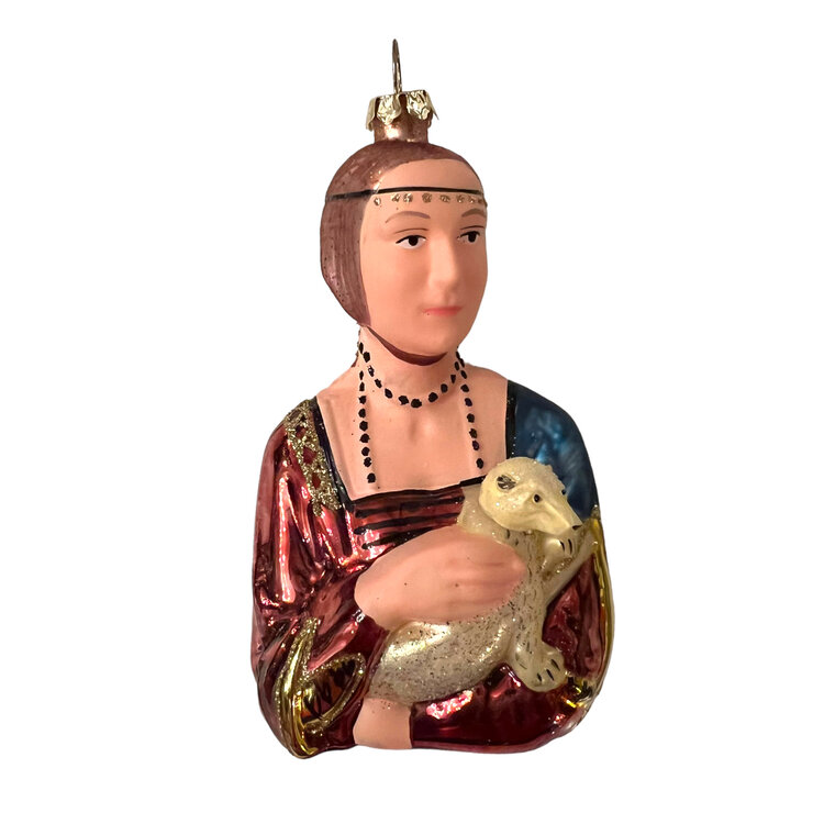 Christmas Ornament The Lady with an Ermine