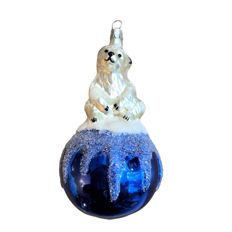 Christmas Ornament Polar Bear on Floe