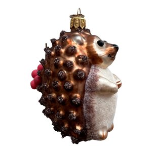 Christmas Decoration Hedgehog with Berries