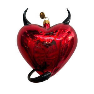 Christmas Ornament Devilish Heart