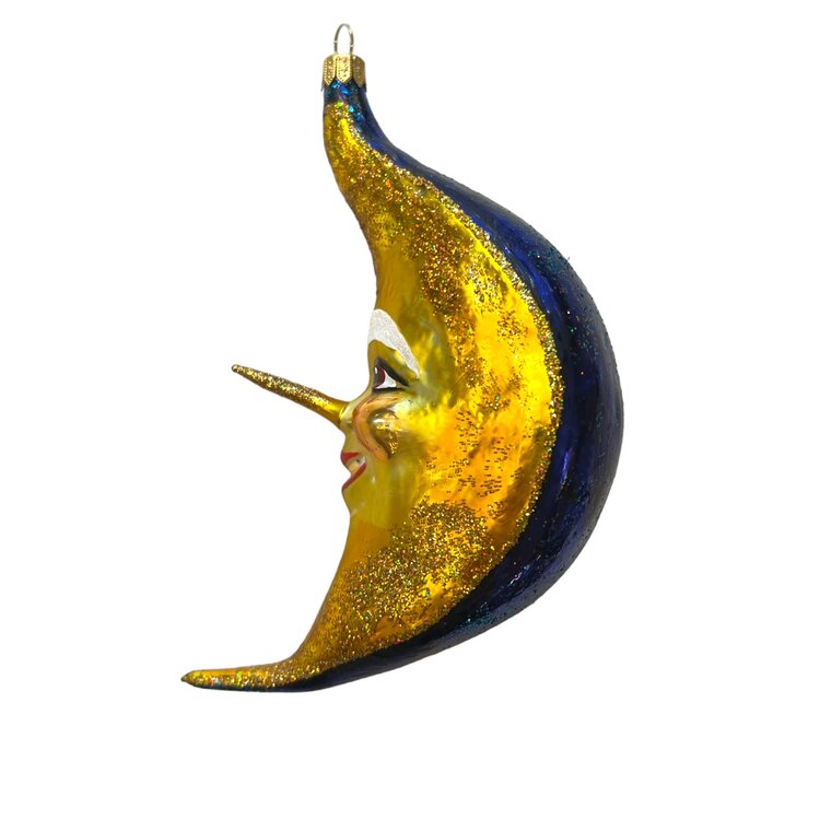 Christmas Ornament Half Moon