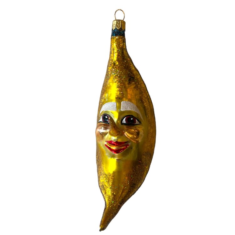 Christmas Ornament Half Moon