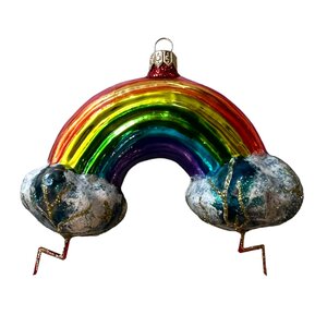 Christmas Ornament Rainbow with Lightning