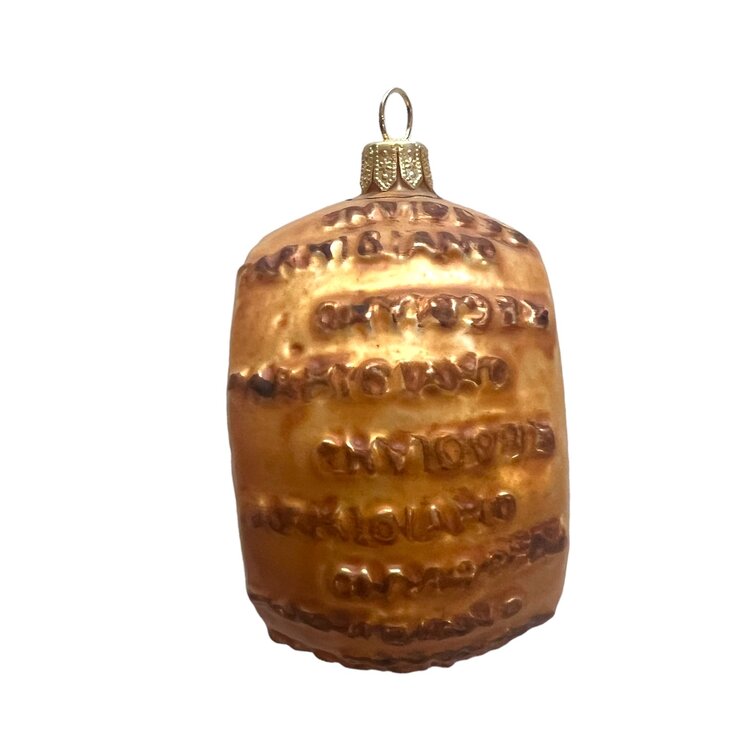 Christmas Ornament Parmesan Round