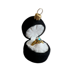 Christmas Decoration Engagement Blue