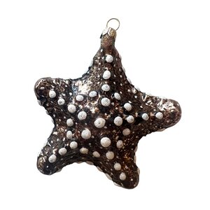 Christmas Ornament Starfish Brown