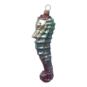 Christmas Decoration Seahorse Purple