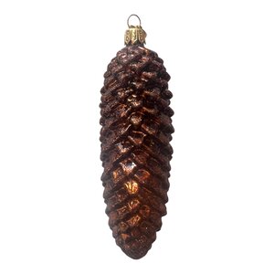 Christmas Decoration Slender Cone Brown