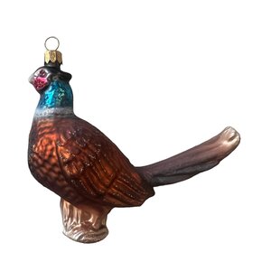 Christmas Ornament Pheasant Hanging