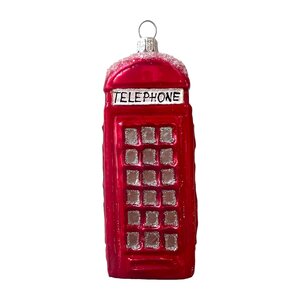 Christmas Ornament Phone Booth