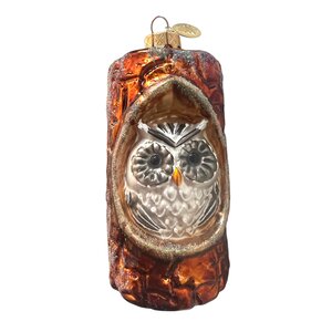 Christmas Ornament Owl in Tree