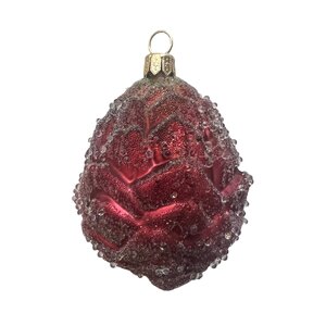 Christmas Ornament Small Artichoke Purple