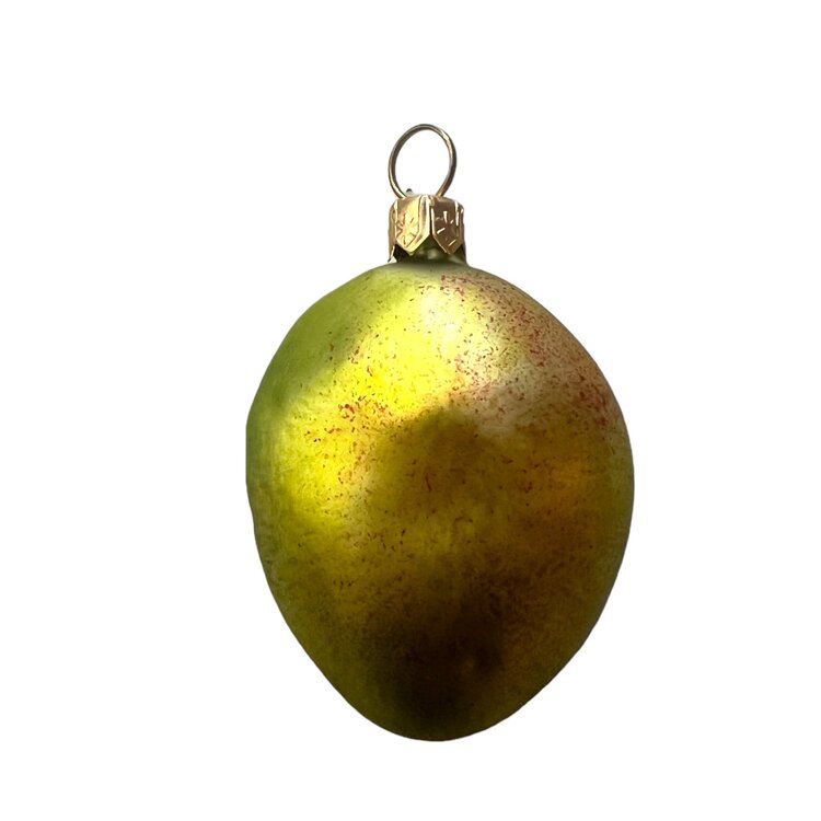 Christmas Ornament Plum Half