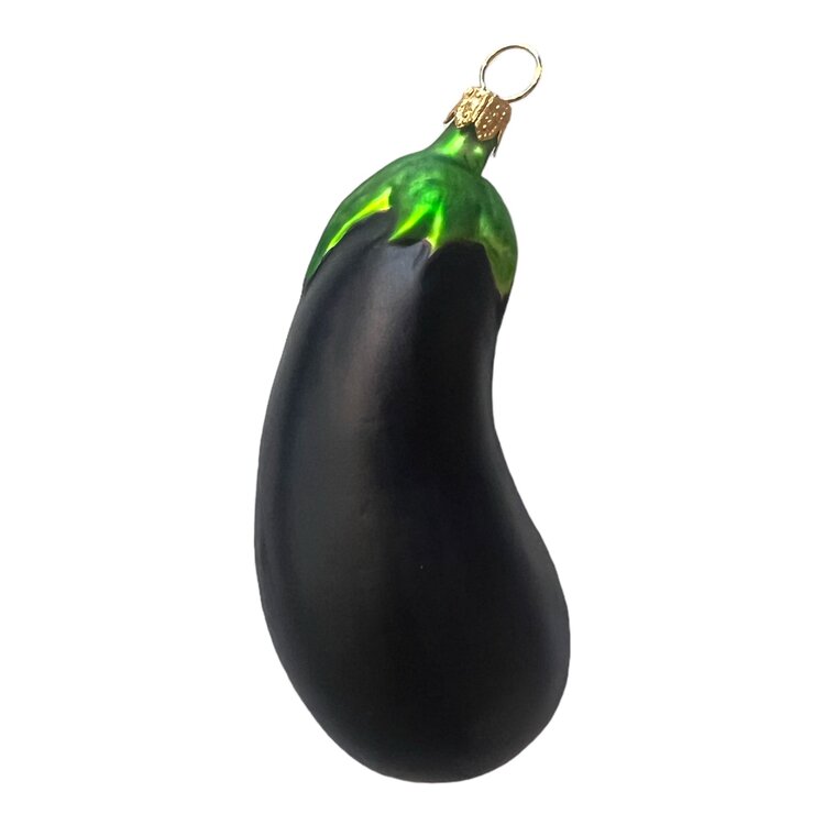 Christmas Ornament Small Eggplant