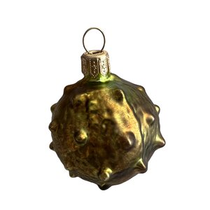 Christmas Ornament Chestnut Open