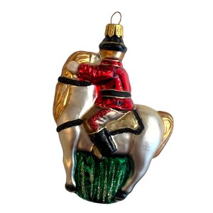 Christmas Ornament Rider on Horseback
