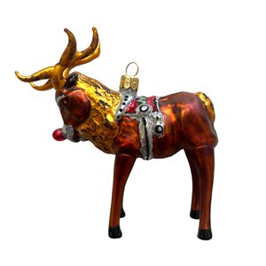 Kerstbal Rendier Rudolph