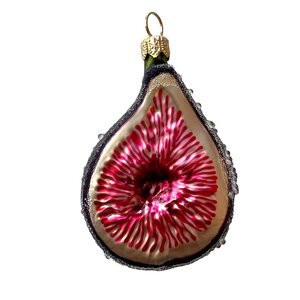 Christmas Decoration Fig Frosted