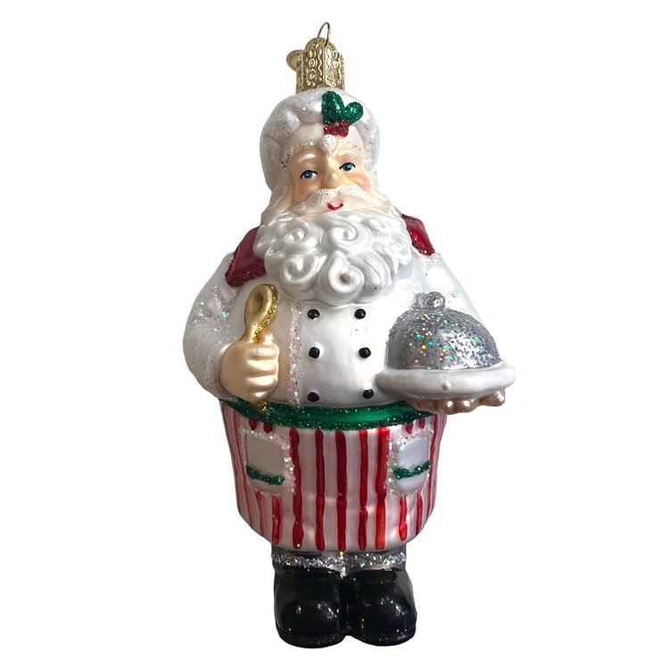 Kerstbal Chef Santa
