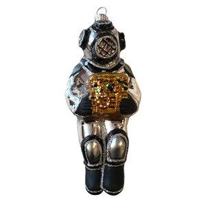 Christmas Decoration Sea Diver Silver