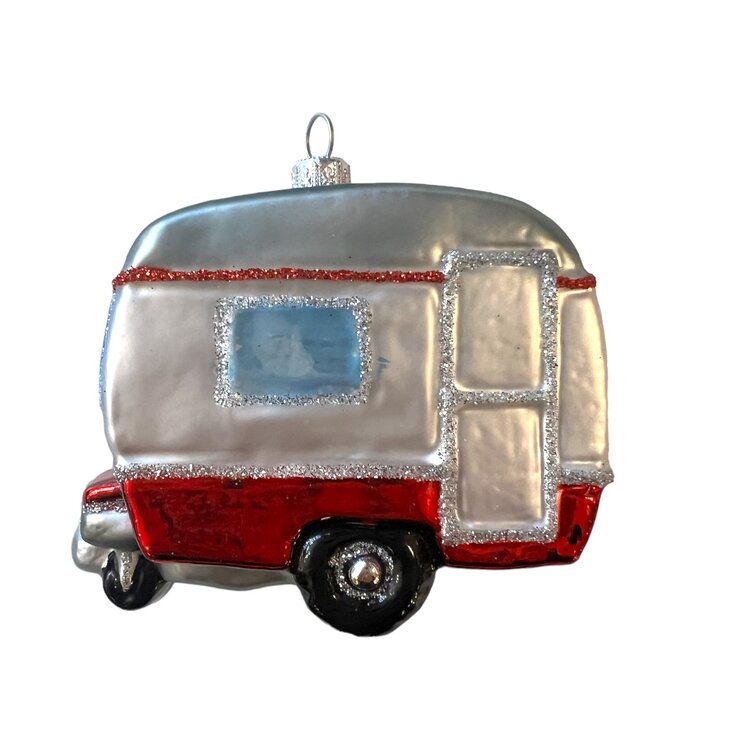 Christmas Ornament  Caravan  Red