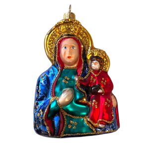 Christmas Ornament Weeping Madonna