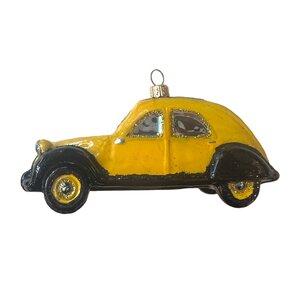 Christmas Ornament Citroën 2CV Yellow