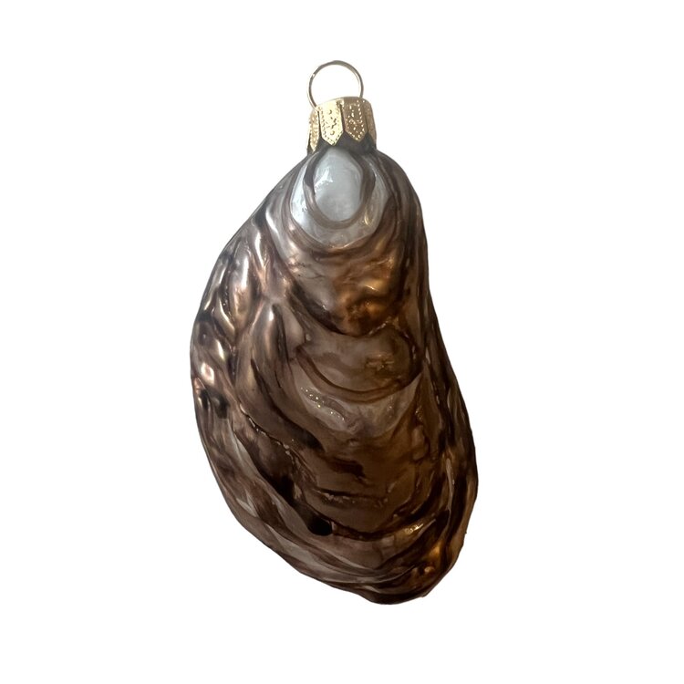 Christmas Ornament Oyster with Pearl